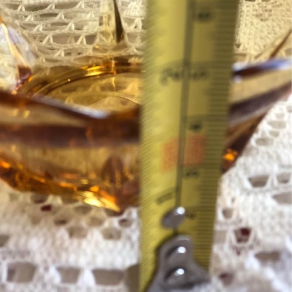 Honey Gold Amber Glass Chip & Dip Bowls Swedish Mid Century MCM
2 8x3”, 1 4x2” - Picture 8 of 9